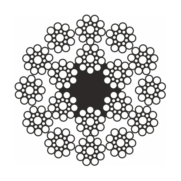 Cablu de tracțiune antigiratoriu cu inimă vegetală construcție 18x19+FC (1)