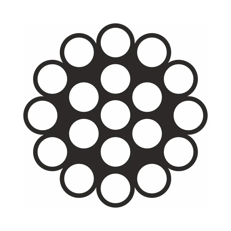 Cablu de tracțiune spiroidal construcție 1x19