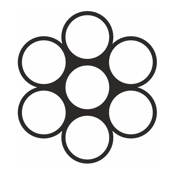 Cablu de tracțiune spiroidal construcție 1x7